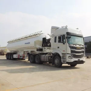 dry bulk compressor with truck